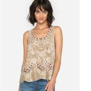 Johnny Was Embroidered Tank